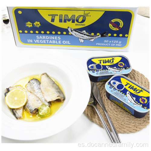 venta al por mayor sardinas enlatadas en aceite vegetal